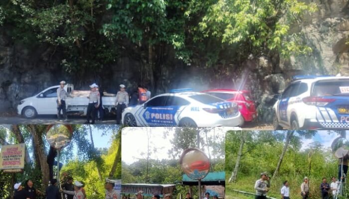 Kesiapan Dempo Run, Kasat Lantas Polres Kota Pagar Alam Lakukan Survei Jalan