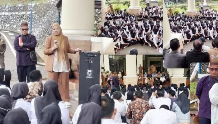 Ratusan Guru Honorer Datangi Gedung DPRD Kota Pagar Alam