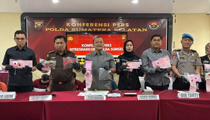 Ops Pekat Musi 2026 Berkontribusi, Polda Sumsel Musnahkan Narkoba Bernilai Rp1,2 Miliar