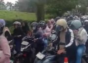 Ribuan Pengunjung Padati Kawasan Objek Wisata Kebun Teh Gunung Dempo