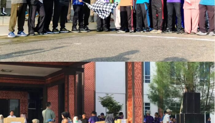 Peringati HUT Pemkab Mura Gelar Jalan Santai