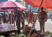 Satpol PP Kota Pagaralam Tertibkan PKL di Kawasan DMJ, Pastikan Kelancaran Lalu Lintas