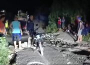 Warga Perumnas Talang Sawa Gotong Royong Cor Jalan Rusak, Kecewa Tak Kunjung Diperbaiki Pemkot Pagar Alam