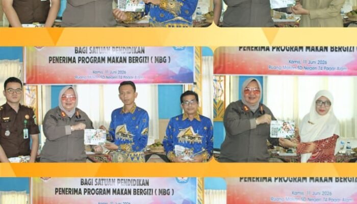Dinas Pendidikan dan Kebudayaan Kota Pagar Alam Gelar Sosialisasi Program Makanan Bergizi, Kejari Serahkan Brosur Jaga Dapur MBG