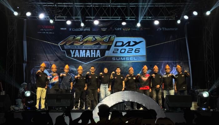MAXi Day Yamaha 2026 Sumsel Sambangi Prabumulih, Pertemukan 600 Lebih Rider dari Sumsel, Bengkulu, hingga Bangka